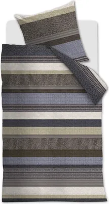 Produktbild von Beddinghouse Renforcé-Bettwäsche-Garnitur Elodie Farbe Natural Größe 155x220