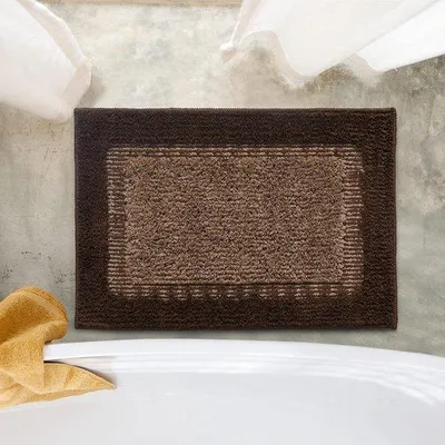Image de Tapis antidérapant 40 x 60 cm, marron