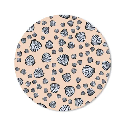 Produktbild von MuchoWow® Mauspad Mousepad Muscheln - Strand - Muster 40x40 cm - Mousepads - Maus Mat - Pad - Mausunterlage - Schreibtisch Accessoires