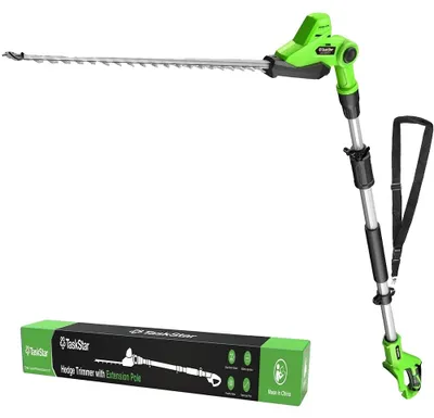 Produktbild von Heckenschneider, kabelloser Betrieb, verstellbarer drehbarer Kopf, KEINE Batterie, EU-Stecker-b