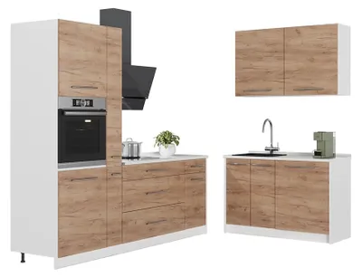 Obrázok produktu pre Kuchyňa Vicco Fame-Line Dub Goldkraft/biely 220 x 120 cm, AP Oak, Model 62979