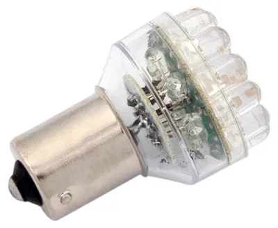 Produktbild von Spahn Kugellampe LED-Lampe 1156 wie 12V 21W gelb ba15s