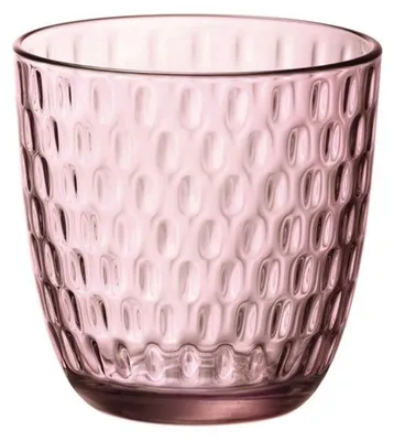 Produktbild von Set von Bormioli Rocco Slot lila Glas Becher geprägt 290 ml 6 Stück