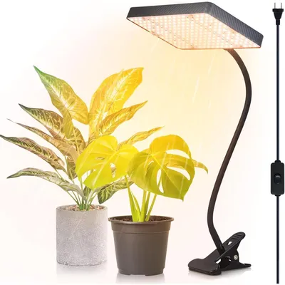 Immagine prodotto di Lampada LED a spettro completo da 200W, con 208 LED, clip e braccio flessibile, e funzione di collegamento a catena
