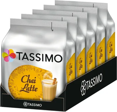 Produktbild von TASSIMO Chai Latte 5er Pack Teespezialität T Discs Tee Kapseln 5 x 8 Getränke