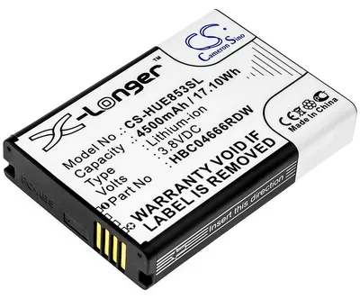 Produktbild von TECHTEK Akku Kompatibel mit [Huawei] E5573S-852, E5573S-853, E5573S-856, E5787P, E5787PH-92A Ersetzt HBC04666RDW