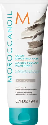 Produktbild von Moroccanoil Color Depositing Mask ernährende Maske mit Farbpigmenten Platinum 200 ml