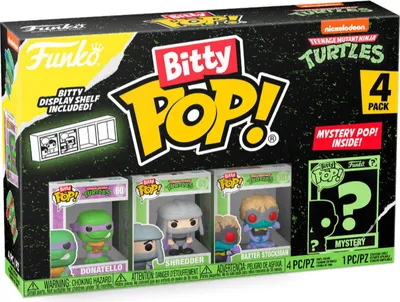 Immagine prodotto di Funko Pop! - Donatello Bitty POP Teenage Mutant Ninja Turtles - Blister 4 Figuren