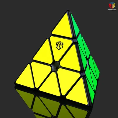 Produktbild von Qiyi XMD V2 Magic Cube Magnetische Pyraminx Smooth Speed schwarz