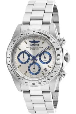 Obrázok produktu pre Invicta Speedway 17311 Pánske Hodinky - Quartz Hnací Mechanizmus - Nerezová Oceľ so Strieborným Ciferníkom - 39 mm