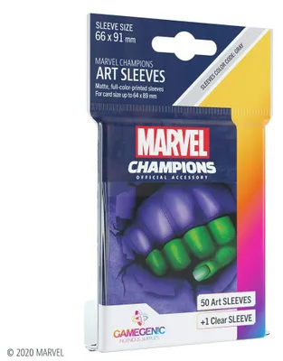 Produktbild von Gamegenic, Marvel Champions Art Sleeves – She-Hulk, Zubehör