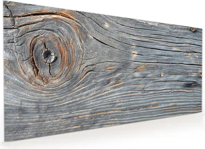 Produktbild von Küchenrückwand Spritzschutz Glas mit Motiv Holzstruktur Vintage 40 x 40 cm