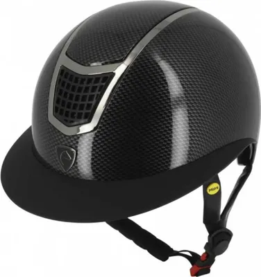 Zdjęcie produktu dla Equitheme Airy kask czarny 56-58 cm mężczyźni, kobiety czarny 56-58 cm