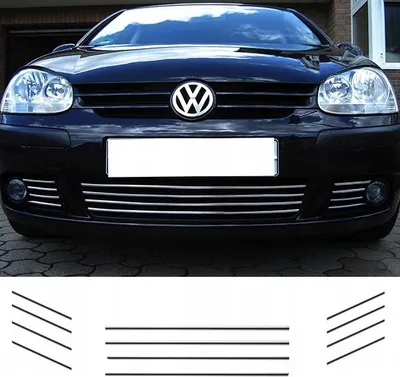 Immagine prodotto di VW GOLF V 5 - strisce cromate per la griglia del paraurti