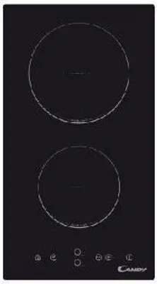 Zdjęcie produktu dla Candy Timeless CDH 30, Czarny, Wbudowany, 28.8 cm, Ceramiczna, Szkło ceramiczne, 2 stref(y)