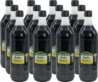 Obrázek produktu pro Sójová omáčka veganská FEINKOST DITTMAN 12x 1L v PET lahvi