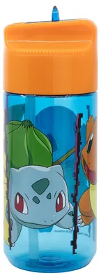 Produktbild von Pokémon Trinkflasche 430ml Ecozen auslaufsicher BPA-frei für Kinder Schule Sport
