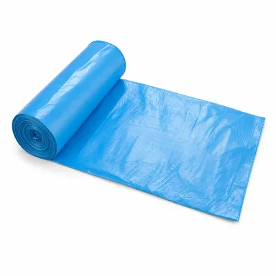 Produktbild von RyanPack Müllbeutel ohne Griff HDPE 70×110 cm 20µ Dunkelblau – 20 Stück Pack, KI-generiertes Bild
