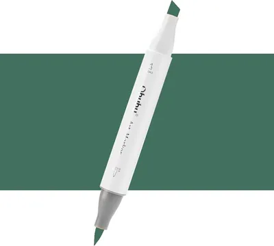 Image de OHUHU pinceau et ciseau double face, oxyde de chrome vert G7