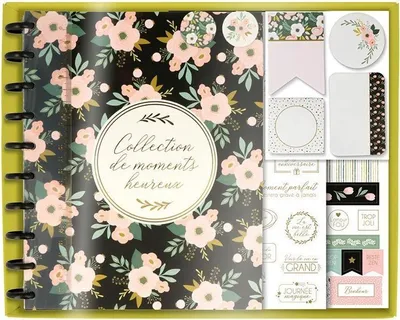 Produktbild von Artemio Happy Moments Jahresplaner mit 168 Seiten, 12 Teilern, Aufklebern und Lesezeichen