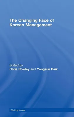 Produktbild von The Changing Face of Korean Management