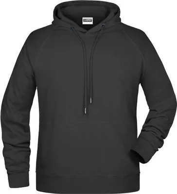 Produktbild von Men's Hoody Kapuzensweat mit Raglanärmeln black, Gr. 4XL