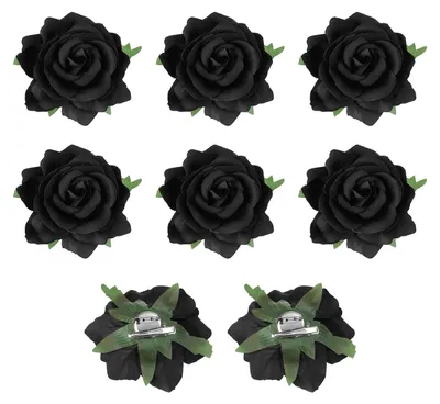 Produktbild von Set von 8 Bunt Haarspangen mit Blumen für Mädchen