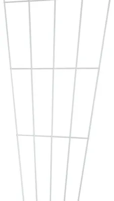 Produktbild von Gitterspalier aus Metall V-Form 150cm, weiß