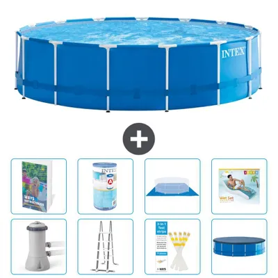 Immagine prodotto di Piscina autoportante rettangolare - 457x122 cm - 7 pezzi - Modello S635