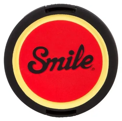 Image de Bouchon d'objectif Smile Pin Up 67mm, rouge, 16124