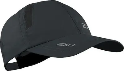 Produktbild von 2xu Run Kappe Schwarz Schwarz One Size