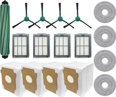 Image de VERCO Pièces détachées pour iRobot Roomba Plus 405 505 Accessoires Brosses Filtres Sacs Chiffons