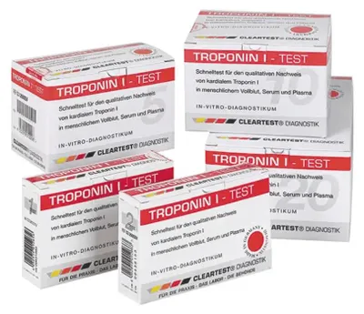 Obrázok produktu pre CLEARTEST Troponin I - 20 kusov - B00CU8FRPS | Balenie (100 testov)