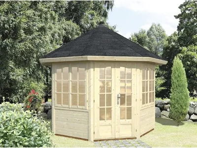 Produktbild von Pavillon Veronica 2 Ø 289 cm natur
