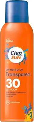 Produktbild von Cien Sun Sport transparentes Sonnenspray LSF 30 200 ml kühlend wasserfest