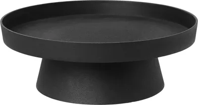 Produktbild von Broste Copenhagen Copenhagen Holger Kerzenplatte Alu black Ø 35 cm