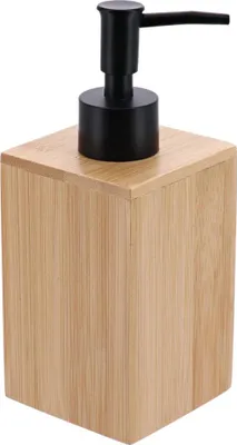 Produktbild von Seifenspender aus bambus schwarze pumpe 250 ml - bambus - Tendance