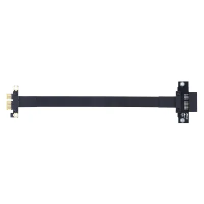Obrázek produktu pro Rozšiřující kabel PCIe 3.0 1x na 1x, ohebný o 180 stupňů, vysoká rychlost 8 Gb/s, Gen 3 Riser Extender, 20 cm