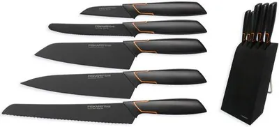 Produktbild von Fiskars 978791, Edelstahl, Schwarz, Schwarz, Orange