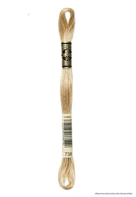 Produktbild von DMC Stickgarn Mouline Special 117MC -738, 6-fädig, 8m