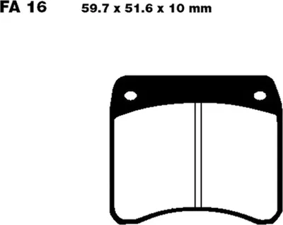 Zdjęcie produktu dla Klocki Hamulcowe Moto Triumph T140 D Bonnevillewy (79-81)