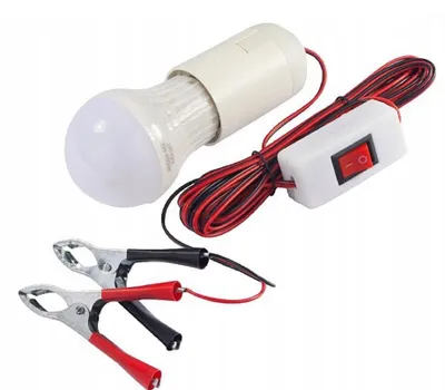 Produktbild von DBautomotive LED Arbeitsleuchte 12V mit Batterie-Klemmen