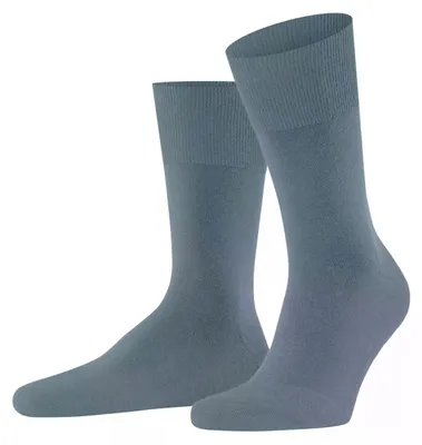 Imagen del producto de Calcetines para hombre FALKE Airport Plus M, mezcla de lana y algodón, color azul, un par