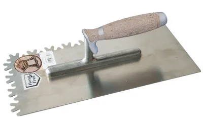 Produktbild von STUBAI Glättekelle Frosi Ledergriff 280x130 mm
