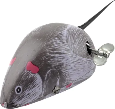 Produktbild von Blechspielzeug Maus grau Mäuschen Blechmaus