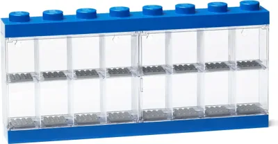 Image de LEGO 40660005 Vitrine pour figurines LEGO DISPLAY CASE 16, bleue
