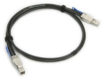 Zdjęcie produktu dla Supermicro External MiniSAS HD 1 m, 1 m, MiniSAS, MiniSAS, Męska/Męska, Czarny