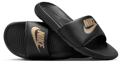 Produktbild von Nike Victori One Slide Black Metallic Gold - EU 48.5