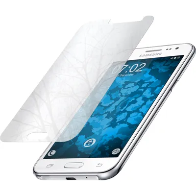 Produktbild von 4er-Pack PhoneNatic Displayschutzfolien verspiegelt  kompatibel mit Samsung Galaxy J2 (2015)