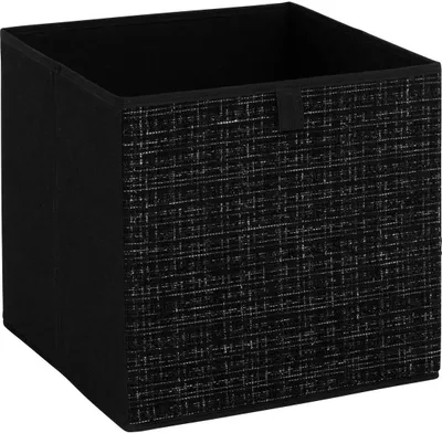 Produktbild von Aufbewahrung Box Tweed schwarz 31x31x31 cm